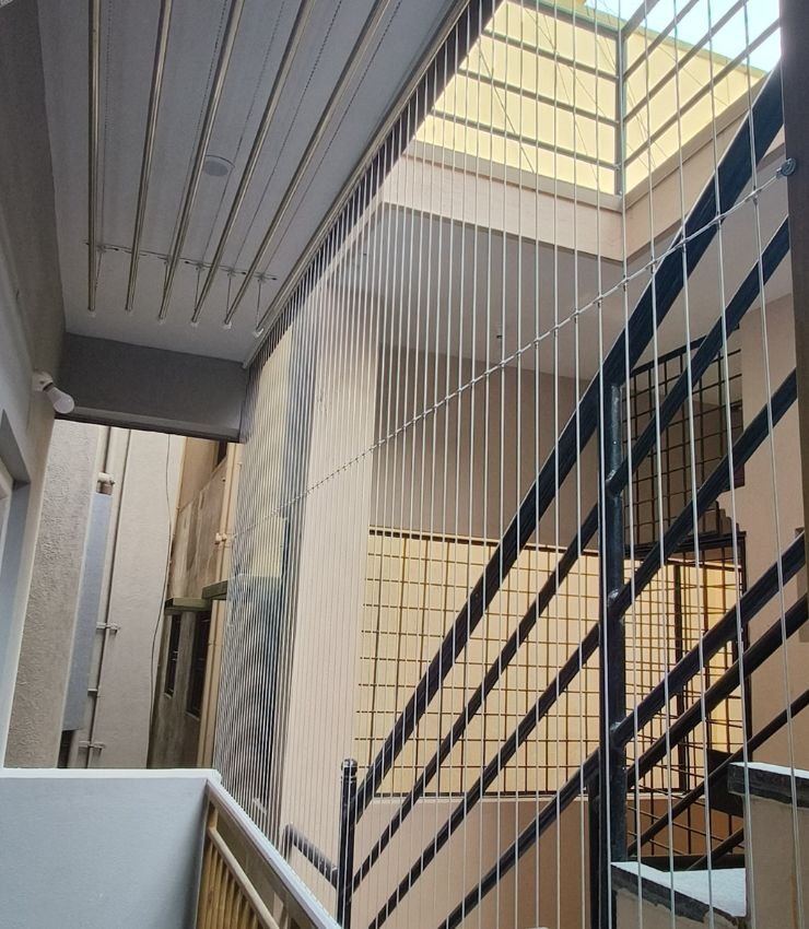 Invisible Grills for Staircase