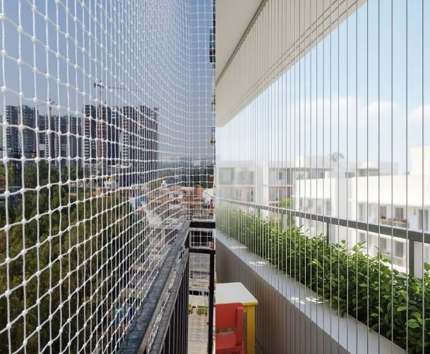 Balcony Safety Nets | Invisible Grills